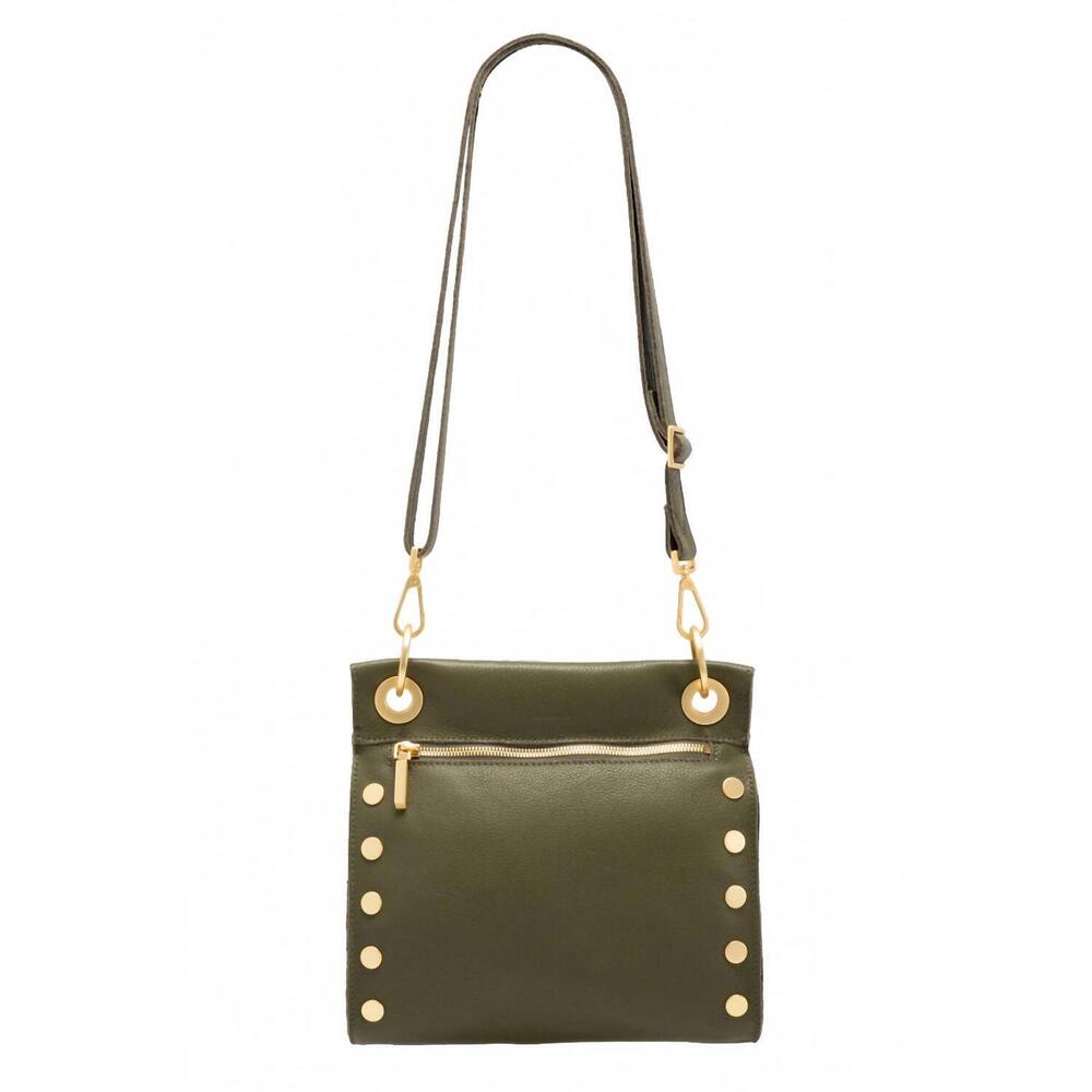 NEW HAMMITT women's tony medium bag in olive/brushed gold - Picture 3 of 4